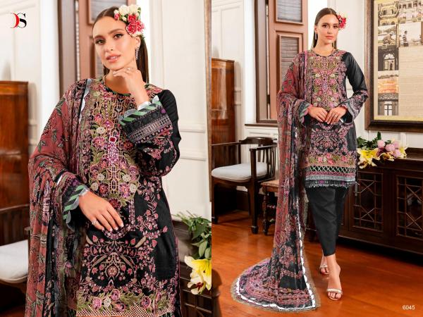 Deepsy Firdous Queens Court 7 Chiffon Dupatta Pakistani Suits